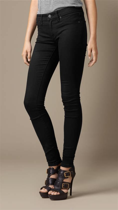 burberry skinny jeans in black|burberry denim jeans.